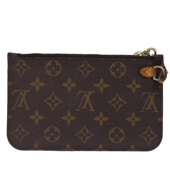 LOUIS VUITTON Monogram Neverfull PM Pouch LV Auth 72141 - Picture 2 of 16